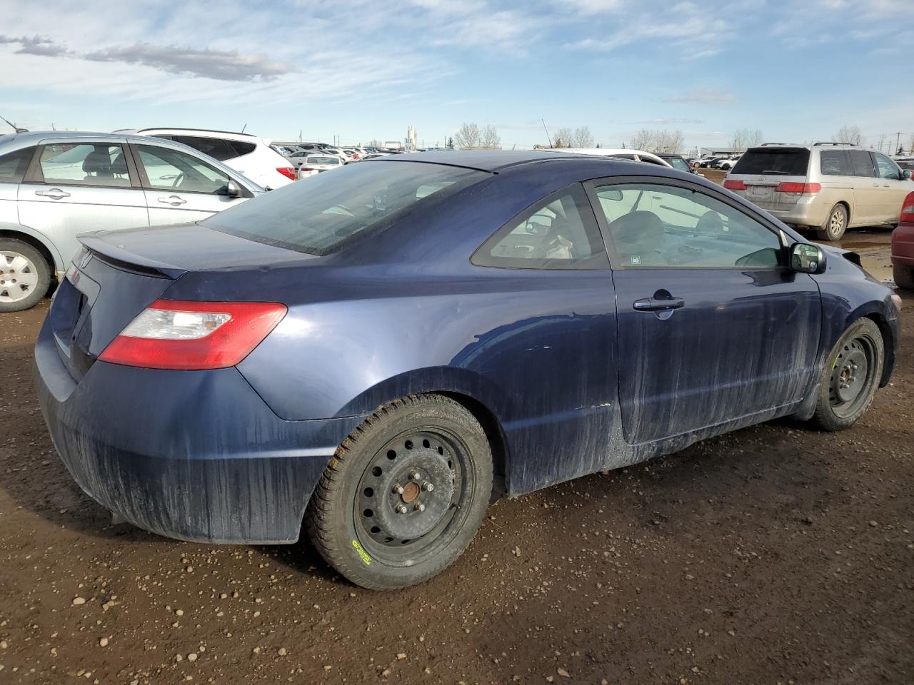 2006 Honda Civic VIN 2HGFG12856H014304 Copart auction photo, front end / hail damage thumbnail 3