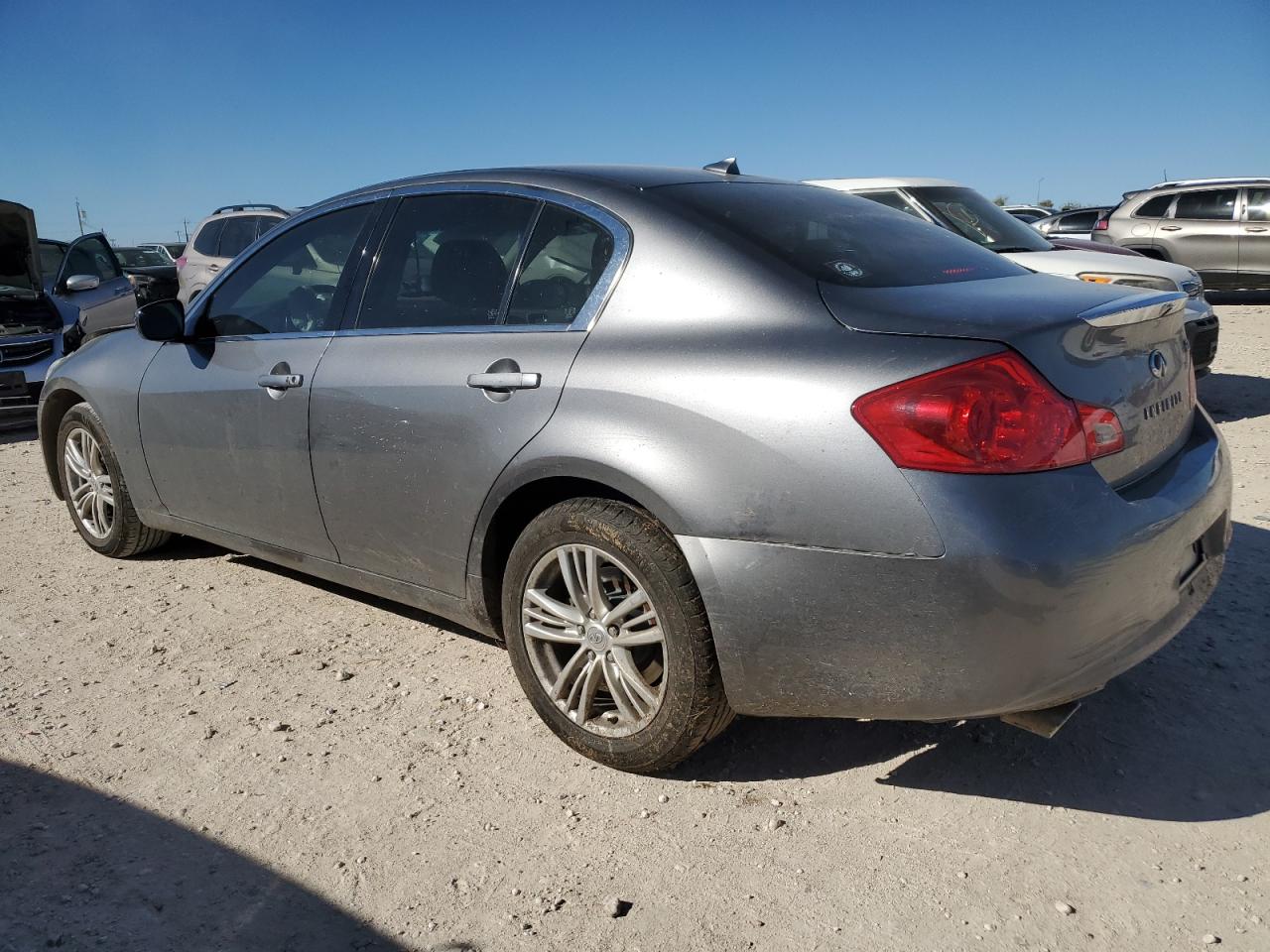 2011 Infiniti G VIN JN1DV6AR9BM654254 Copart auction photo, all over damage thumbnail 2