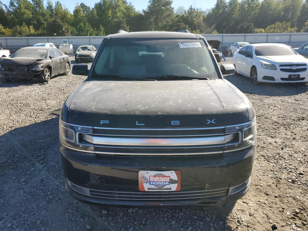 2015 Ford Flex VIN 2FMHK6D87FBA01990 Copart auction photo, side damage thumbnail 5