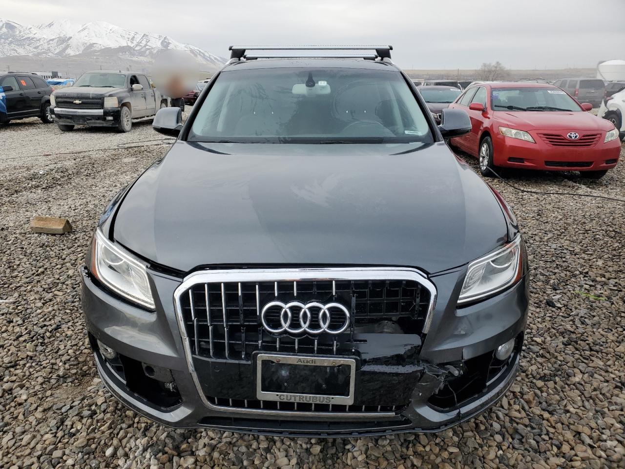 2017 Audi Q5 VIN WA1L2AFP8HA003715 Copart auction photo, front end damage thumbnail 5