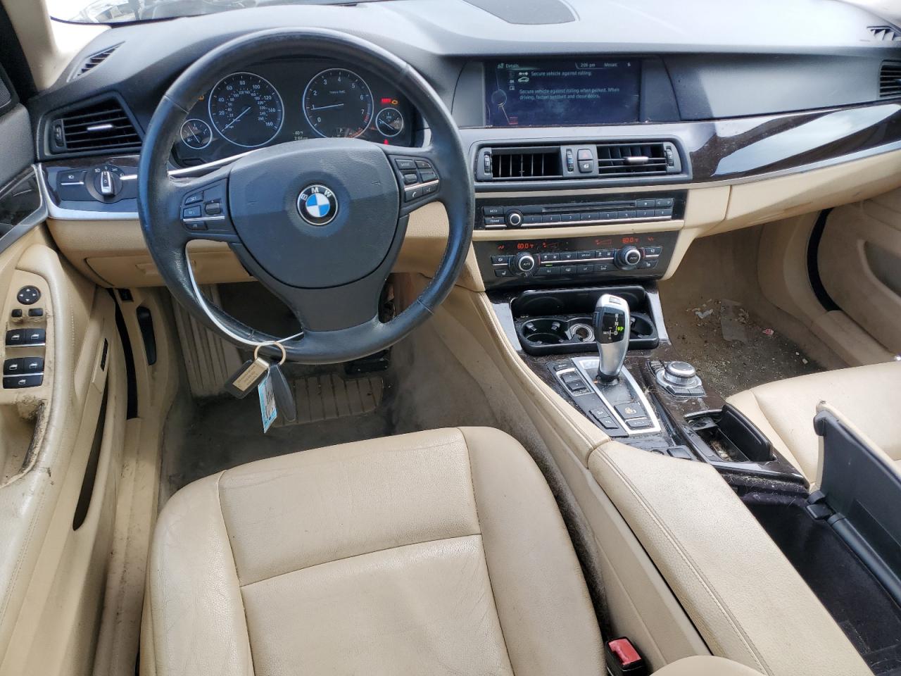 2013 BMW 5er VIN WBAXH5C56DD109392 Copart auction photo, front end damage thumbnail 8