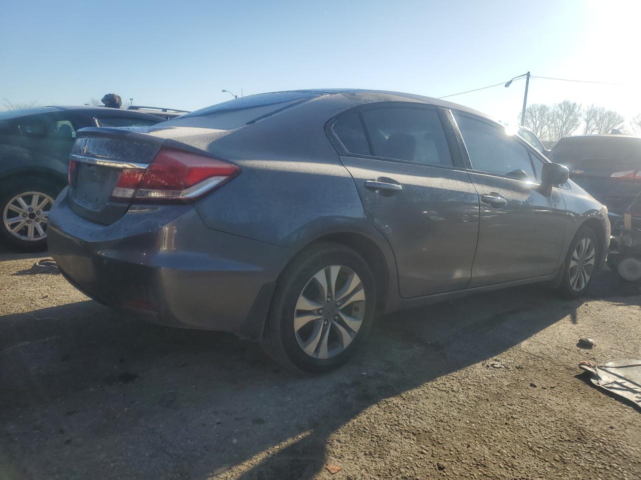 2014 Honda Civic VIN 19XFB2F58EE021731 Copart auction photo, normal wear damage thumbnail 3