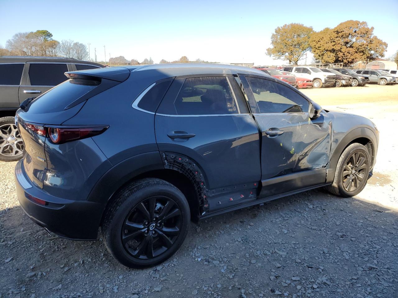 2024 Mazda CX-30 VIN 3MVDMBCM9RM608317 Copart auction photo, side damage thumbnail 3
