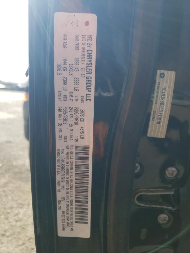 2014 Jeep Liberty (Patriot) VIN 1C4NJRBB6ED717010 Copart auction photo, side damage thumbnail 15