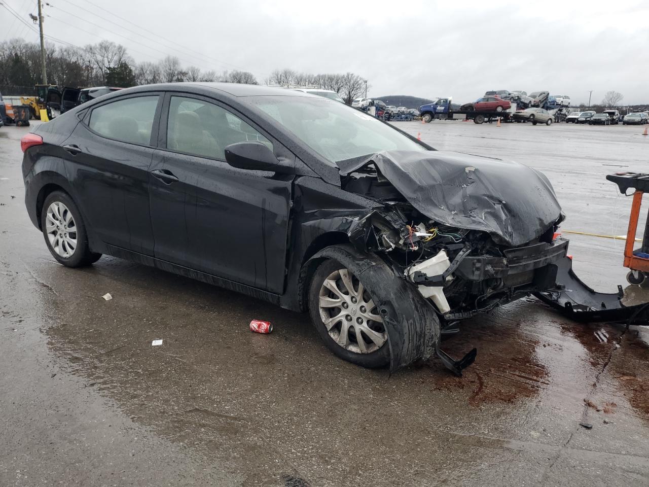 2012 Hyundai Elantra VIN 5NPDH4AE6CH147636 Copart auction photo, front end damage thumbnail 4