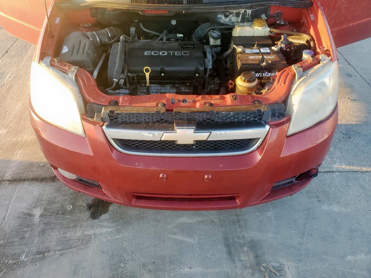 2011 Chevrolet Aveo VIN KL1TG5DE4BB250819 Copart auction photo, front end / side damage thumbnail 13