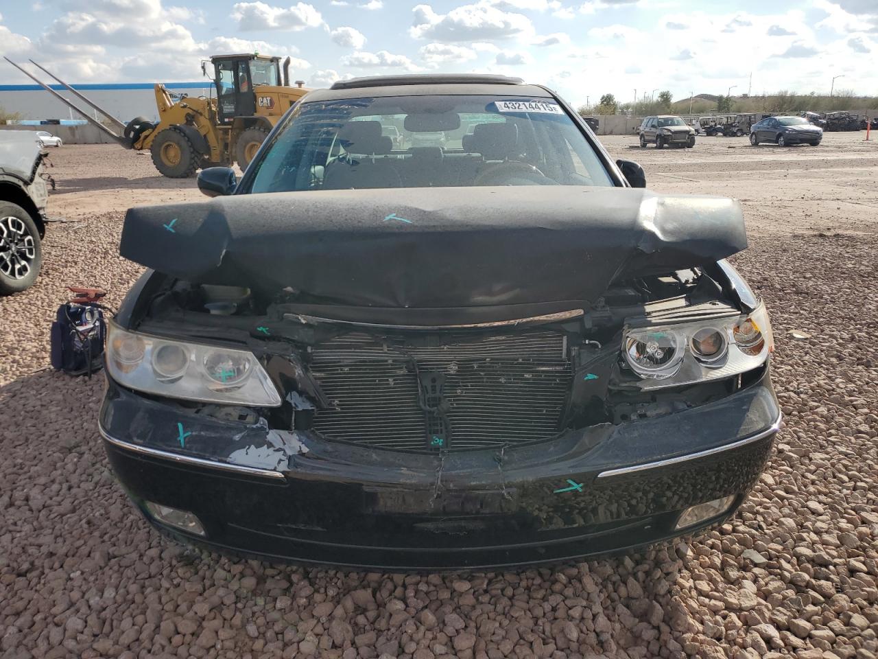 2006 Hyundai Azera VIN KMHFC46F86A052558 Copart auction photo, front end damage thumbnail 5