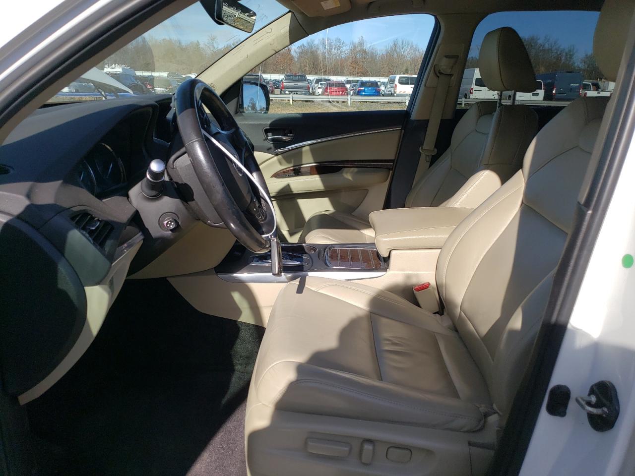 2017 Acura MDX VIN 5J8YD4H30HL008057 Copart auction photo, front end / side damage thumbnail 7