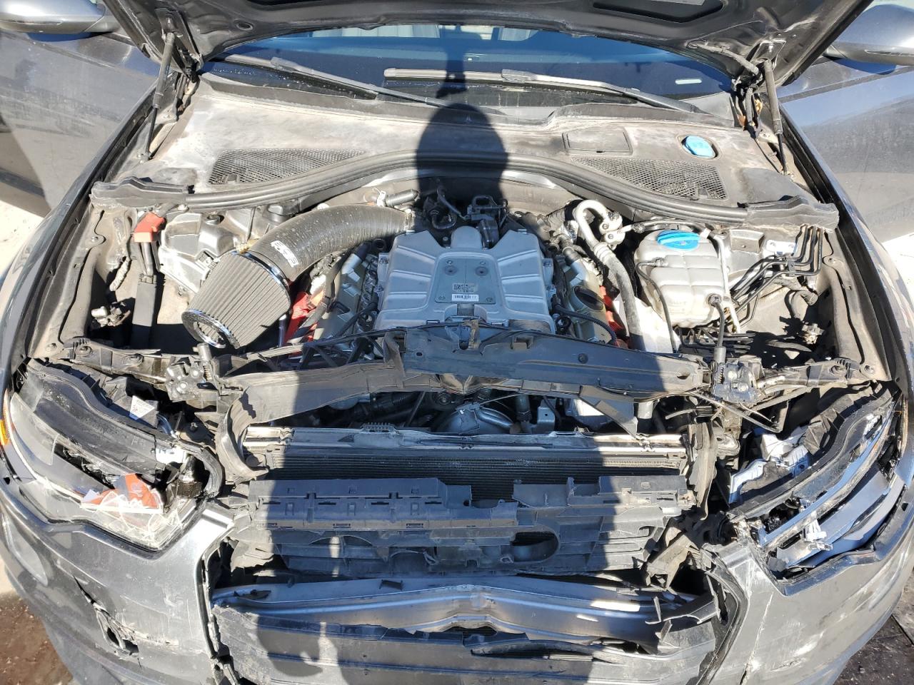 2014 Audi A6 VIN WAUHGAFC3EN057077 Copart auction photo, front end damage thumbnail 11
