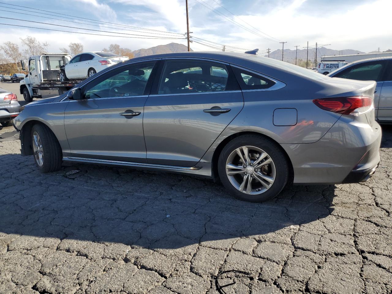 2019 Hyundai Sonata VIN 5NPE34AF5KH805294 Copart auction photo, front end damage thumbnail 2