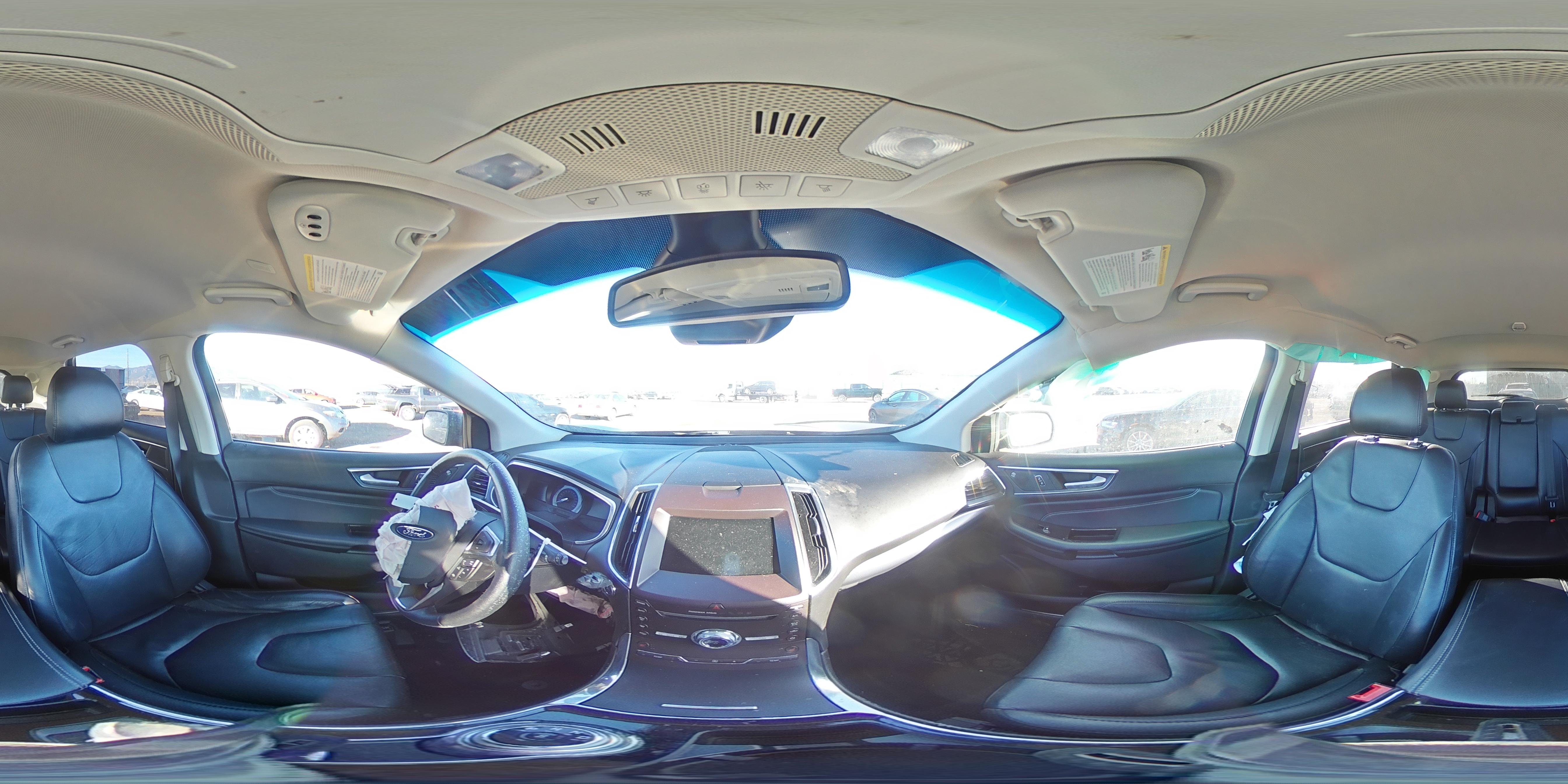 2019 Ford Edge VIN 2FMPK4K94KBB53263 Copart auction photo, front end / rear end damage thumbnail 14