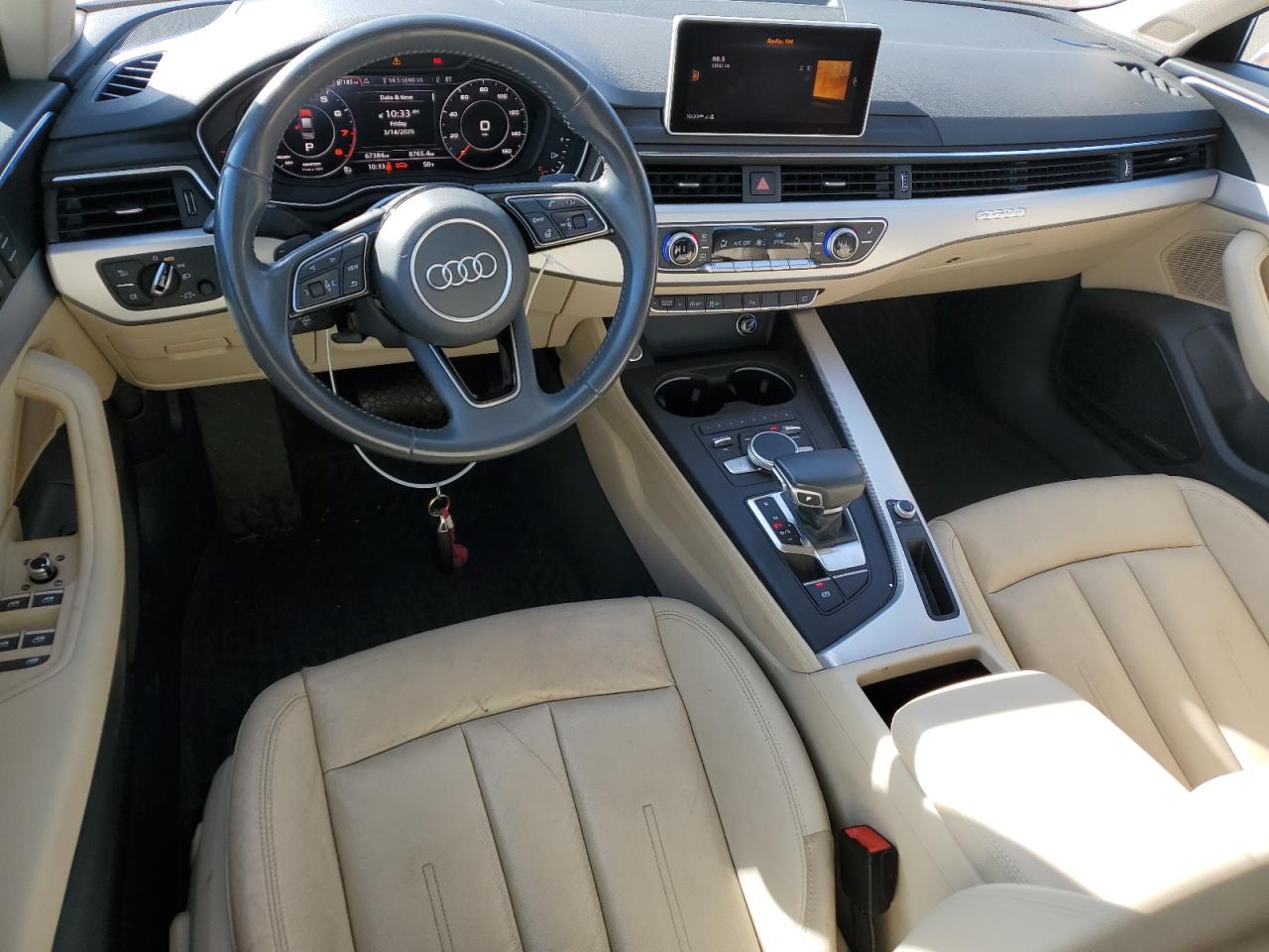 2017 Audi A4 VIN WAUENAF48HN030236 Copart auction photo, rear end damage thumbnail 8