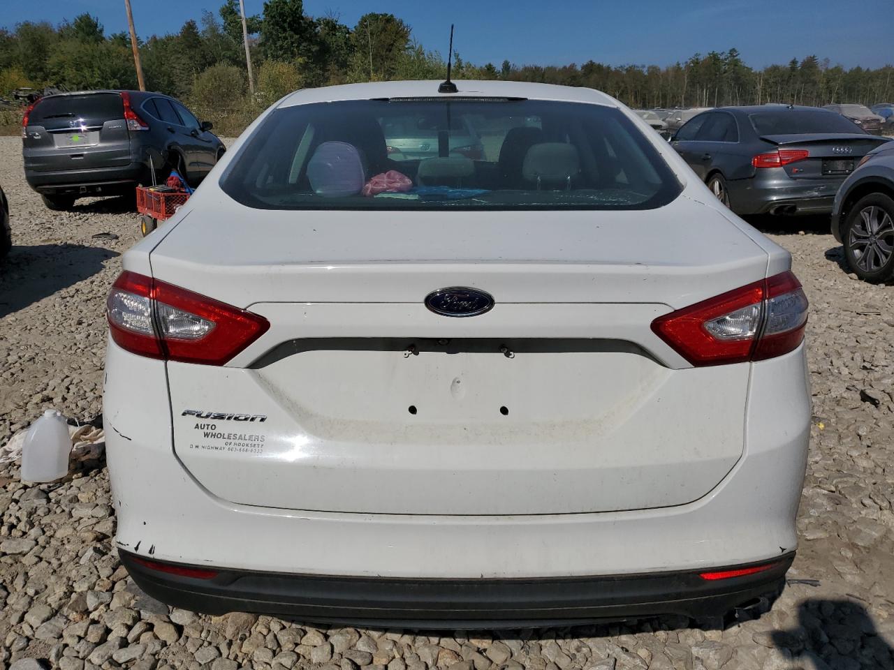 2016 Ford Fusion VIN 3FA6P0G72GR236576 Copart auction photo, front end / side damage thumbnail 6