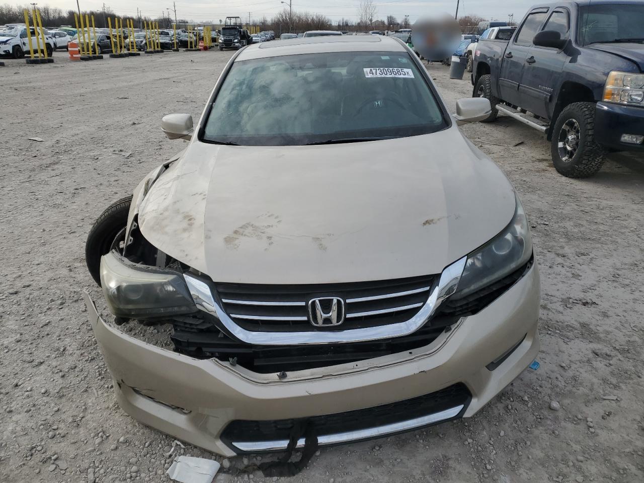 2014 Honda Accord VIN 1HGCR3F89EA009252 Copart auction photo, front end / mechanical damage thumbnail 5