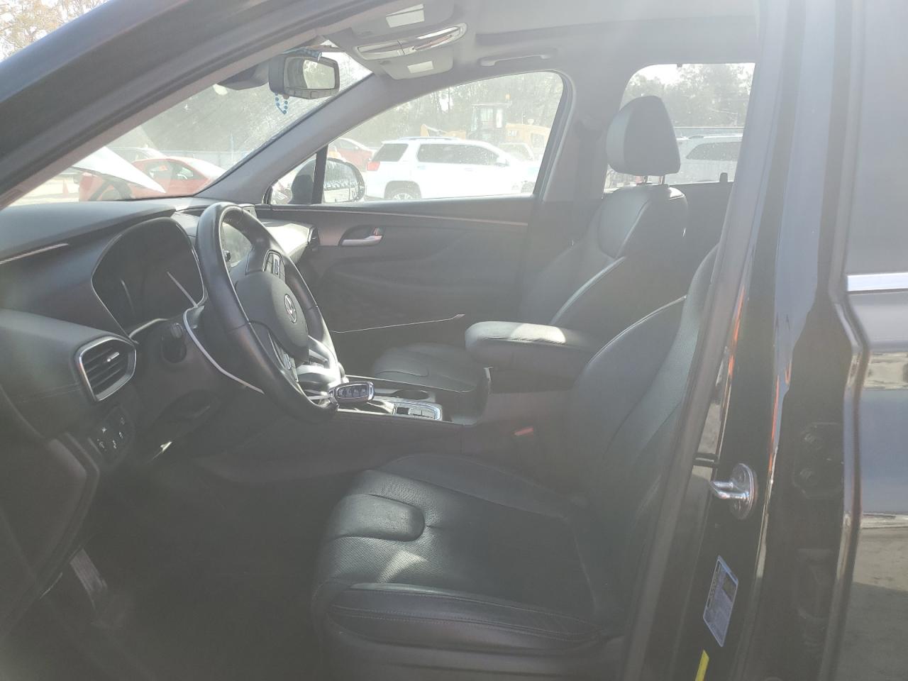 2019 Hyundai Santa Fe VIN 5NMS53AA2KH124888 Copart auction photo, side / front end damage thumbnail 7
