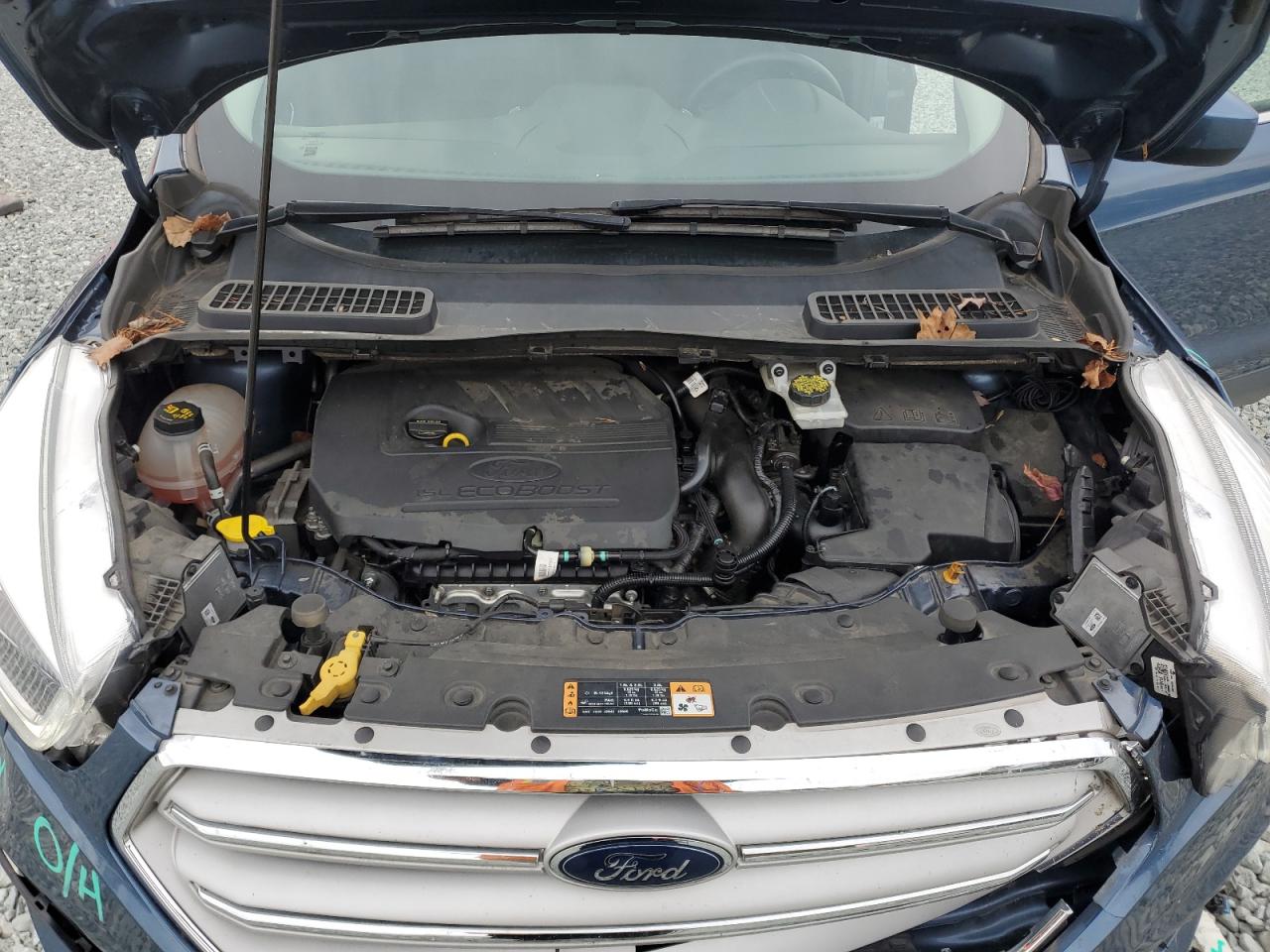2018 Ford Escape VIN 1FMCU0HD0JUC58615 Copart auction photo, front end / mechanical damage thumbnail 12