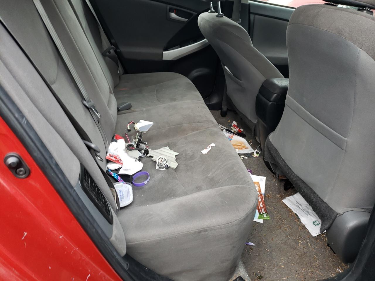2014 Toyota Prius VIN JTDKN3DU7E0367011 Copart auction photo, front end / side damage thumbnail 11