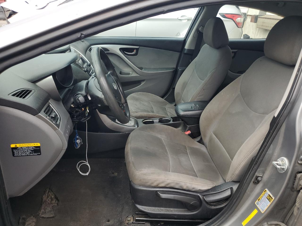 2013 Hyundai Elantra VIN 5NPDH4AE1DH317497 Copart auction photo, vandalism / front end damage thumbnail 7