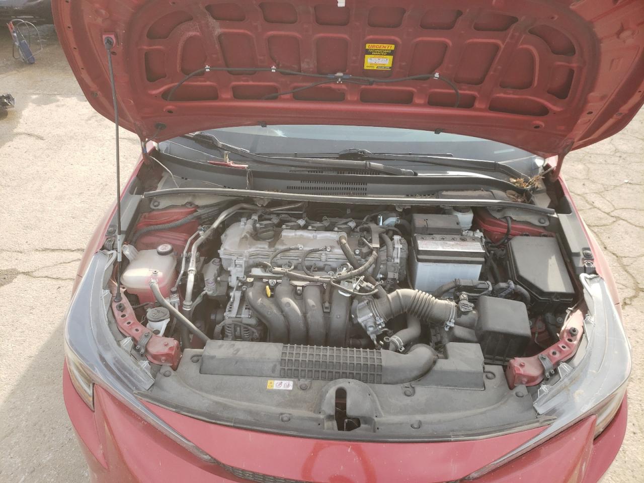 2021 Toyota Corolla VIN 5YFEPMAEXMP254670 Copart auction photo, side damage thumbnail 11