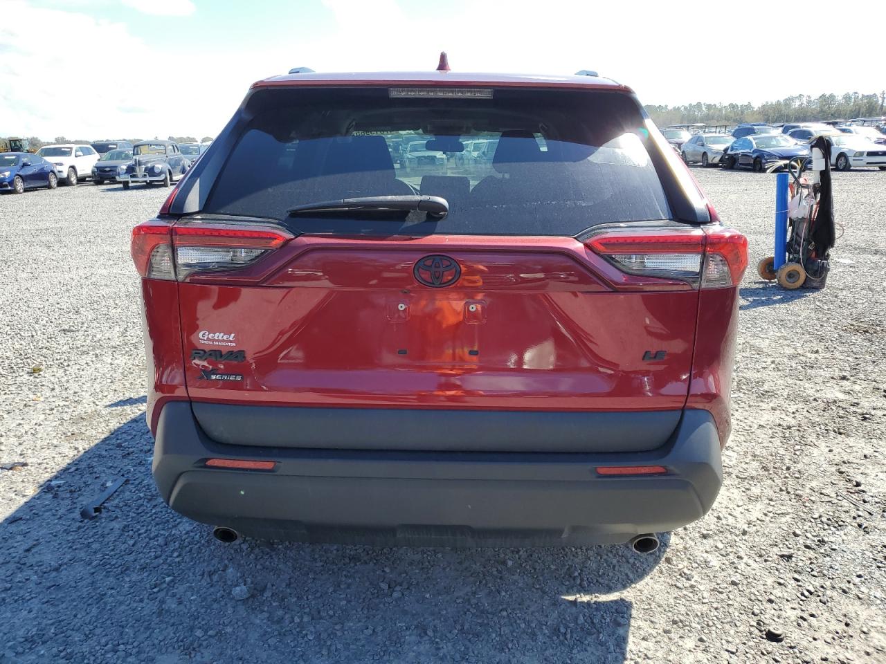 2020 Toyota RAV 4 VIN 2T3H1RFV9LW094130 Copart auction photo, side / front end damage thumbnail 6