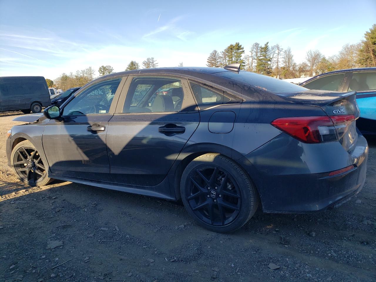 2022 Honda Civic VIN 2HGFE2F54NH605850 Copart auction photo, front end / minor dent/scratches damage thumbnail 2