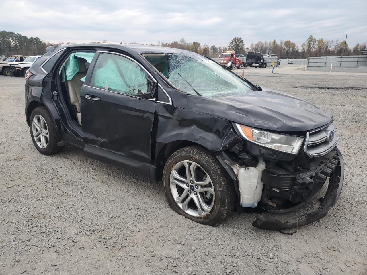 2018 Ford Edge VIN 2FMPK3K92JBB64013 Copart auction photo, all over damage thumbnail 4