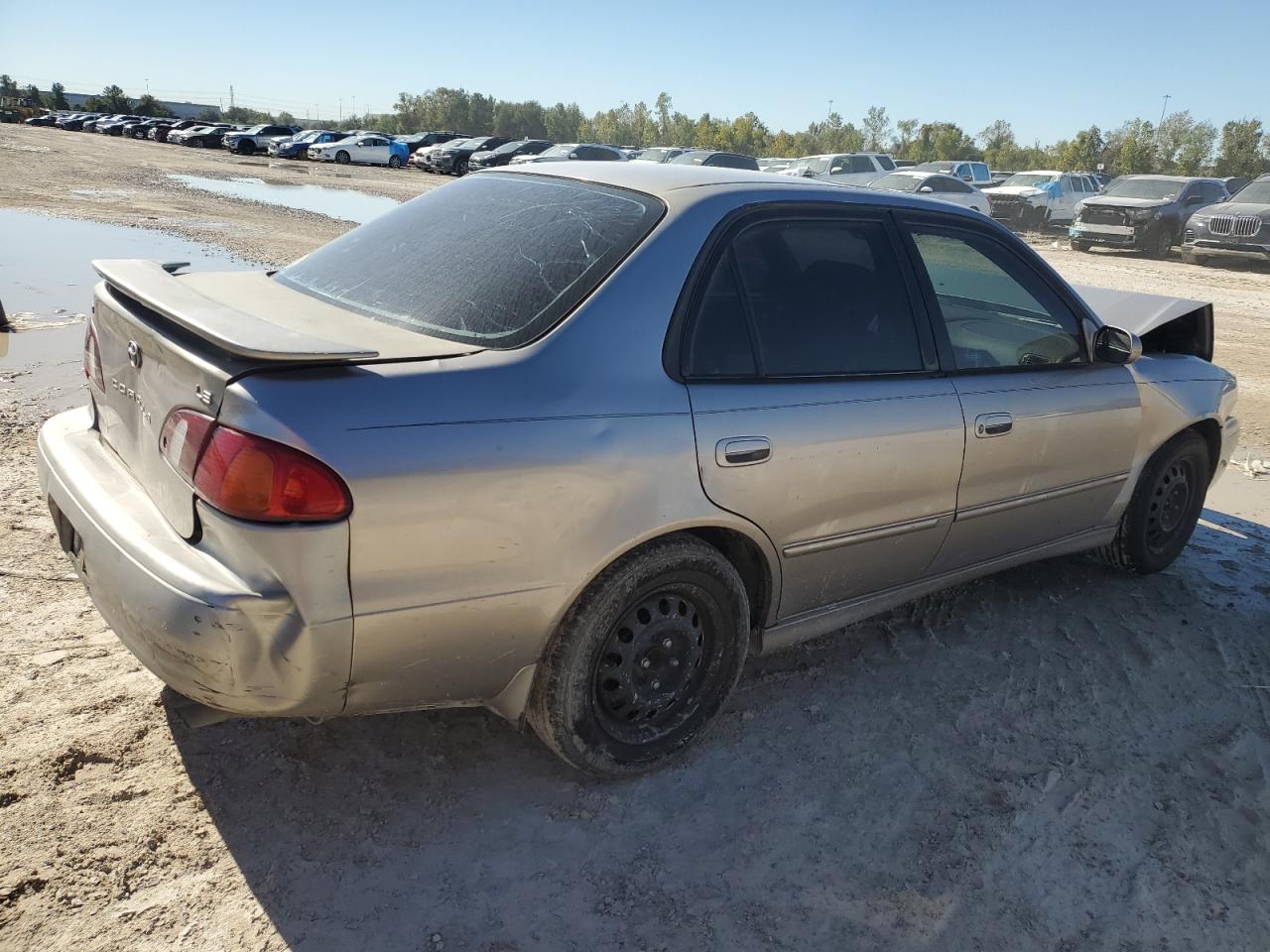 1999 Toyota Corolla VIN 1NXBR12E4XZ160300 Copart auction photo, front end / rear end damage thumbnail 3