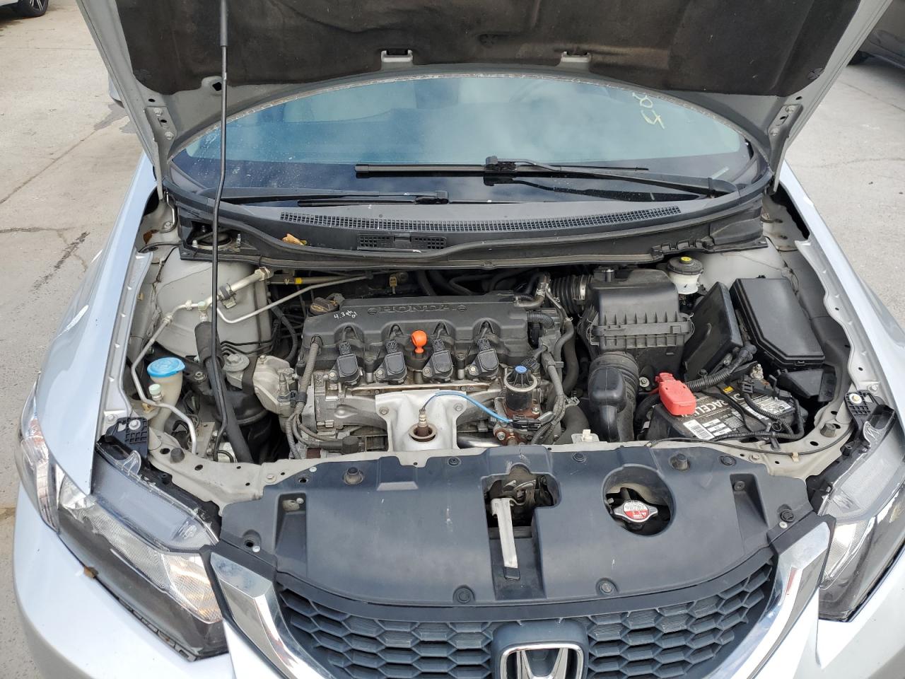 2013 Honda Civic VIN 2HGFB2F51DH570515 Copart auction photo, rear end damage thumbnail 11