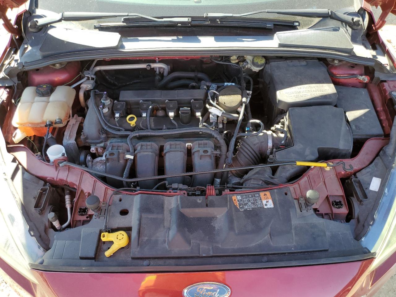 2015 Ford Focus VIN 1FADP3K23FL336705 Copart auction photo, rear end damage thumbnail 12