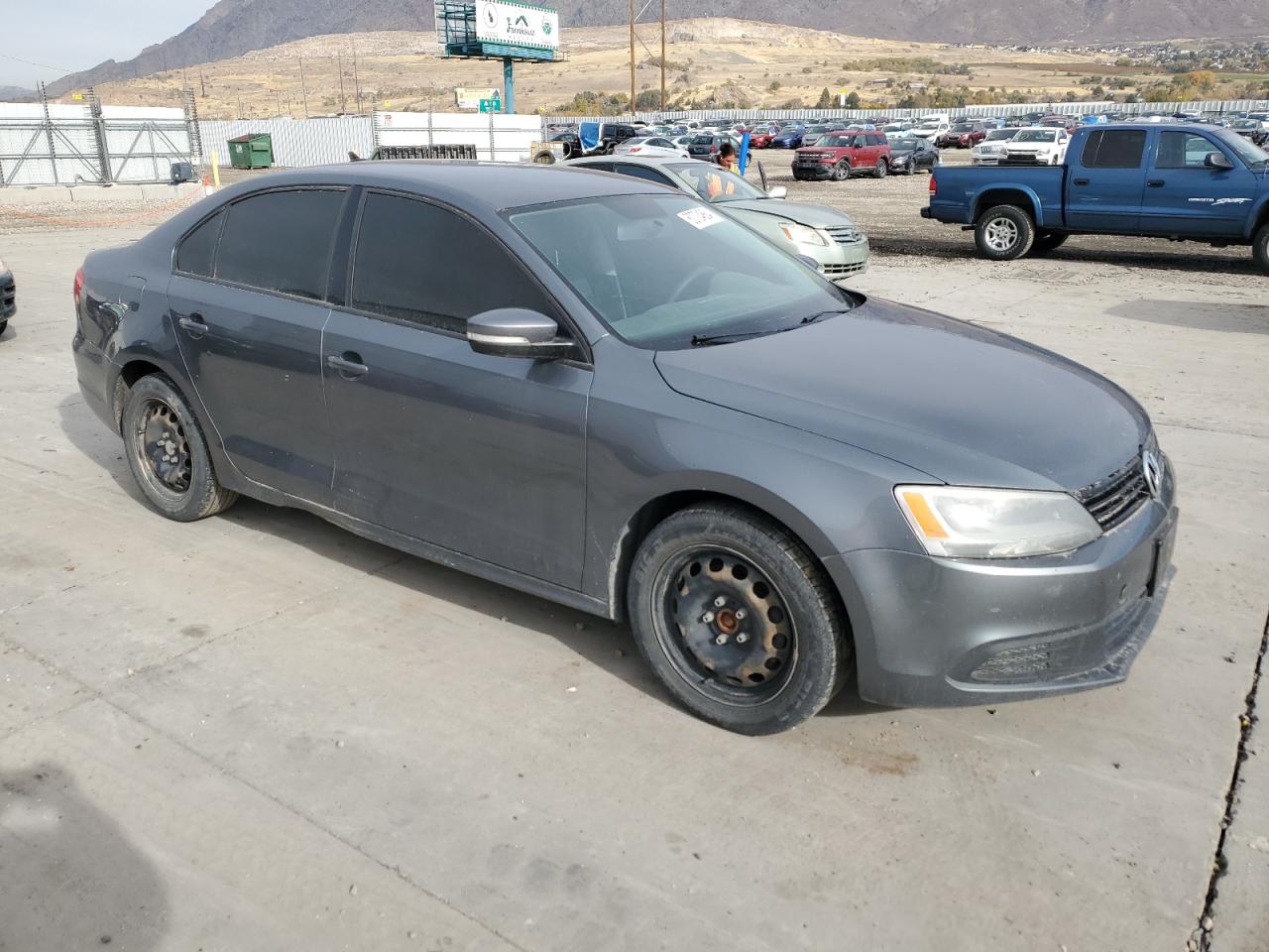 2014 Volkswagen Jetta VIN 3VWD17AJ5EM295242 Copart auction photo, mechanical damage thumbnail 4