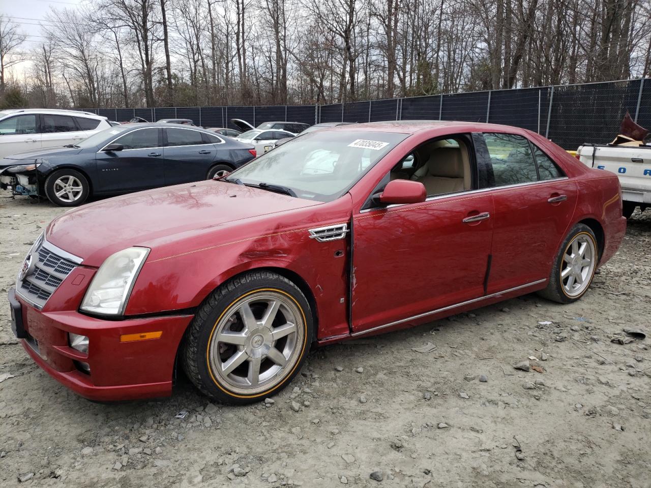 2008 Cadillac STS VIN 1G6DD67V280205084 - Copart auction photo