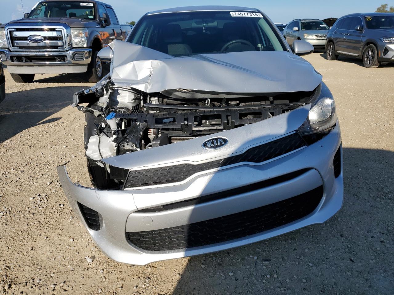 2020 KIA Rio VIN 3KPA24AD7LE328650 Copart auction photo, all over damage thumbnail 5