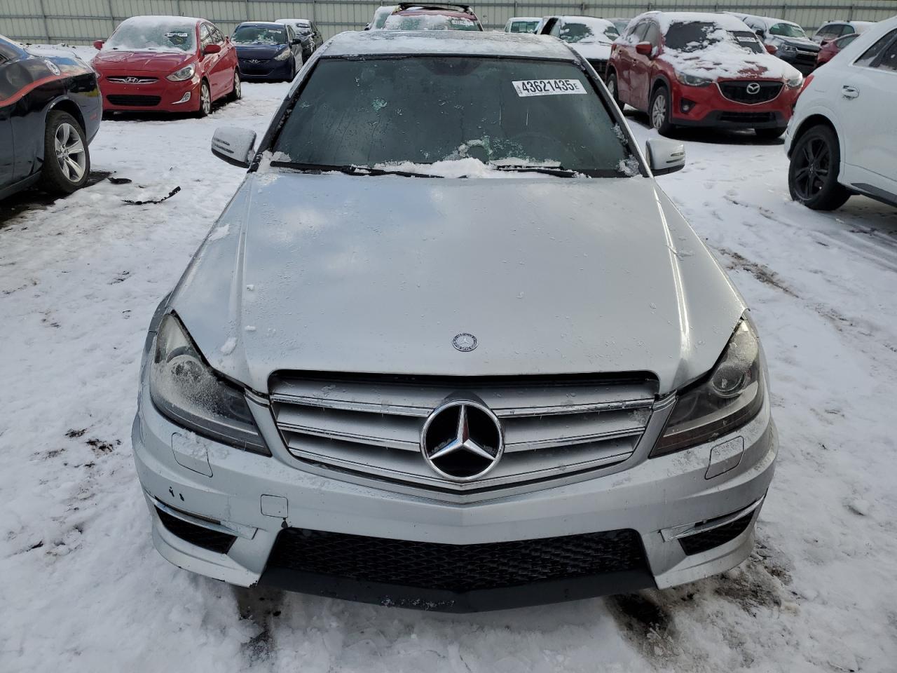 2012 Mercedes-Benz C-klasse VIN WDDGF8BBXCR227485 Copart auction photo, mechanical / minor dent/scratches damage thumbnail 5