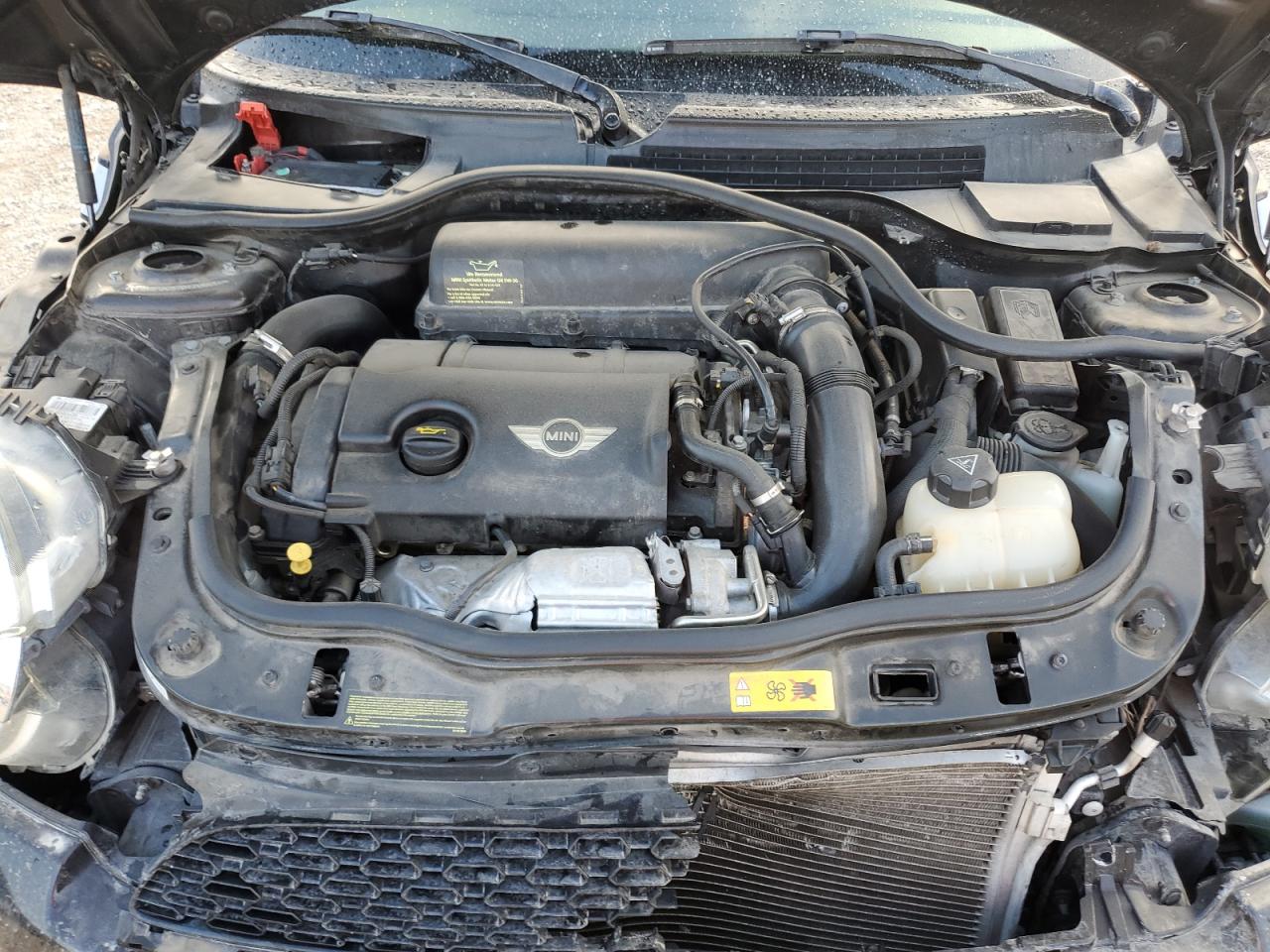 2013 MINI Cooper VIN WMWZP3C57DT706038 Copart auction photo, front end damage thumbnail 11