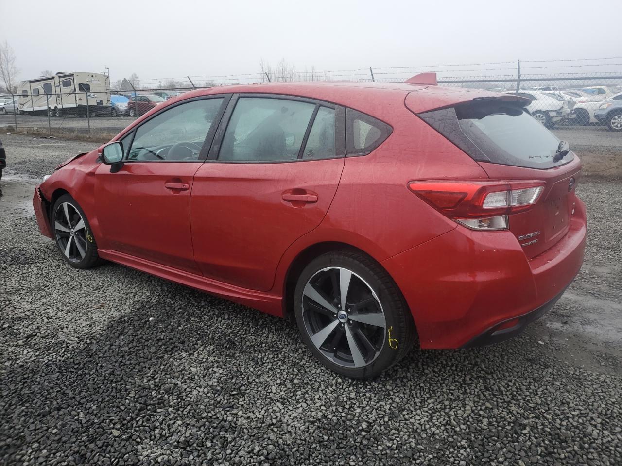 2017 Subaru Impreza VIN 4S3GTAM67H3719878 Copart auction photo, top/roof / front end damage thumbnail 2