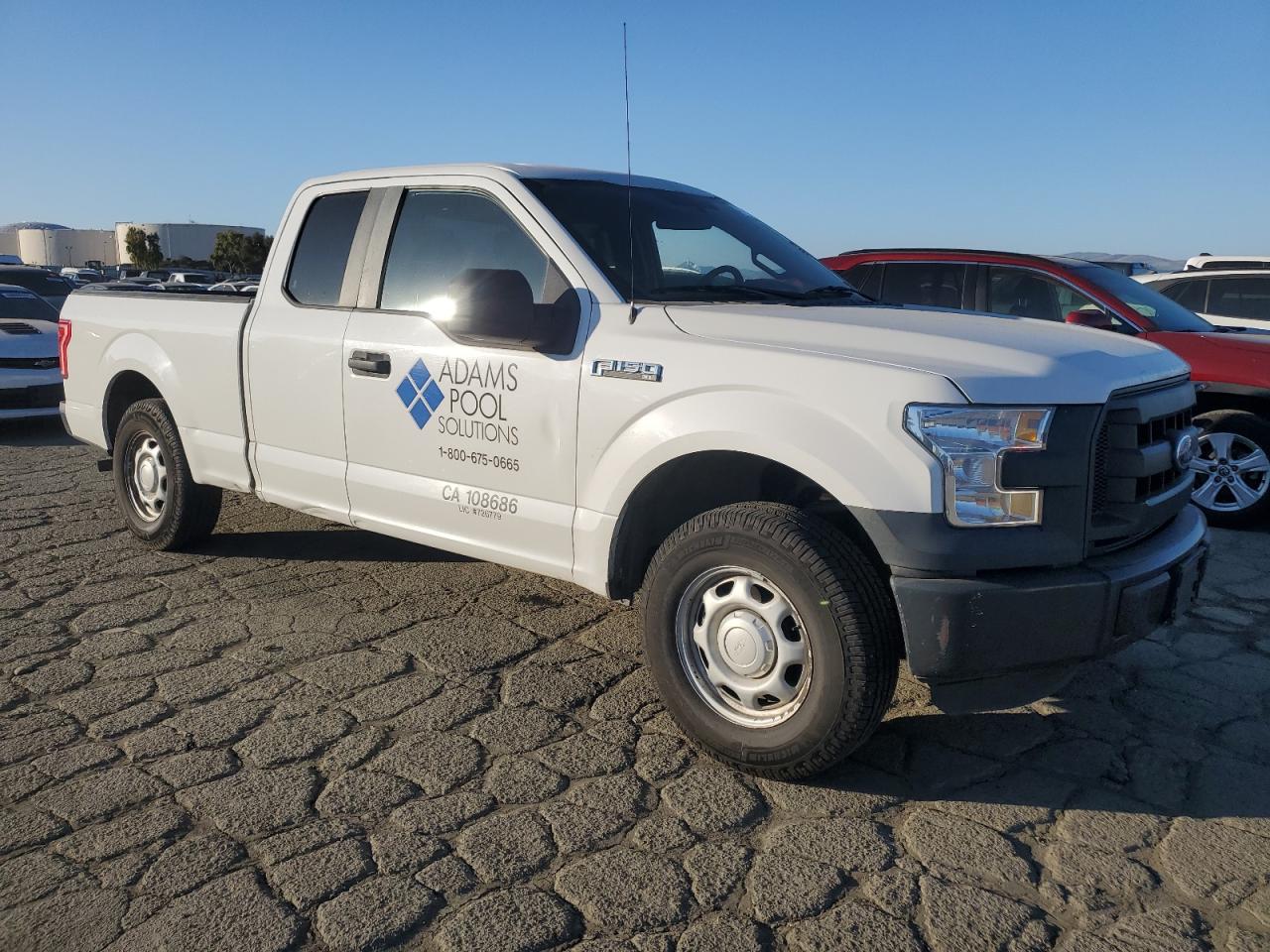 2015 Ford F-150 VIN 1FTEX1C87FFA20695 Copart auction photo, side damage thumbnail 4