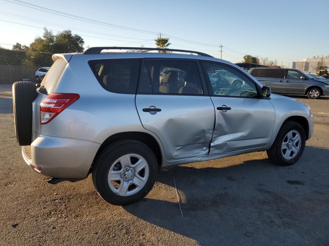 2011 Toyota RAV 4 VIN 2T3ZF4DV6BW097674 Copart auction photo, side damage thumbnail 3