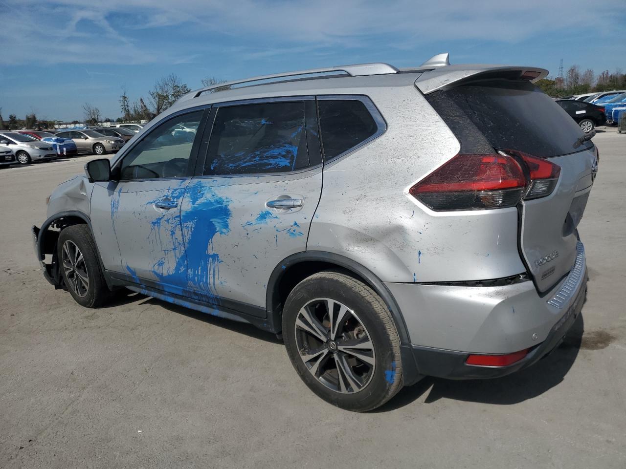 2019 Nissan Rogue VIN JN8AT2MT8KW253681 Copart auction photo, all over / vandalism damage thumbnail 2