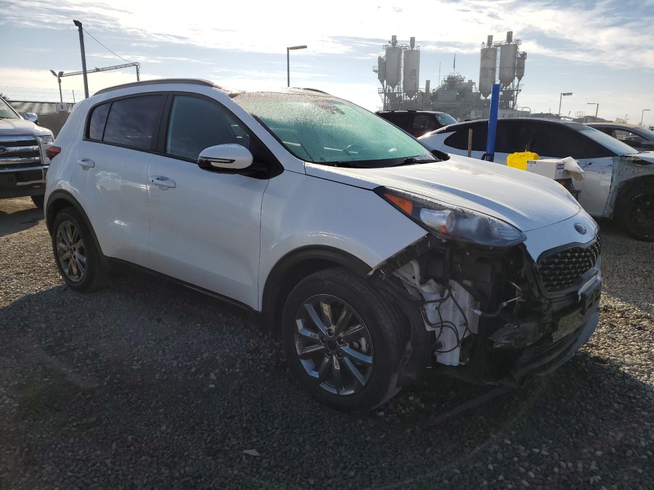2022 KIA Sportage VIN KNDP63AC8N7021491 Copart auction photo, front end damage thumbnail 4