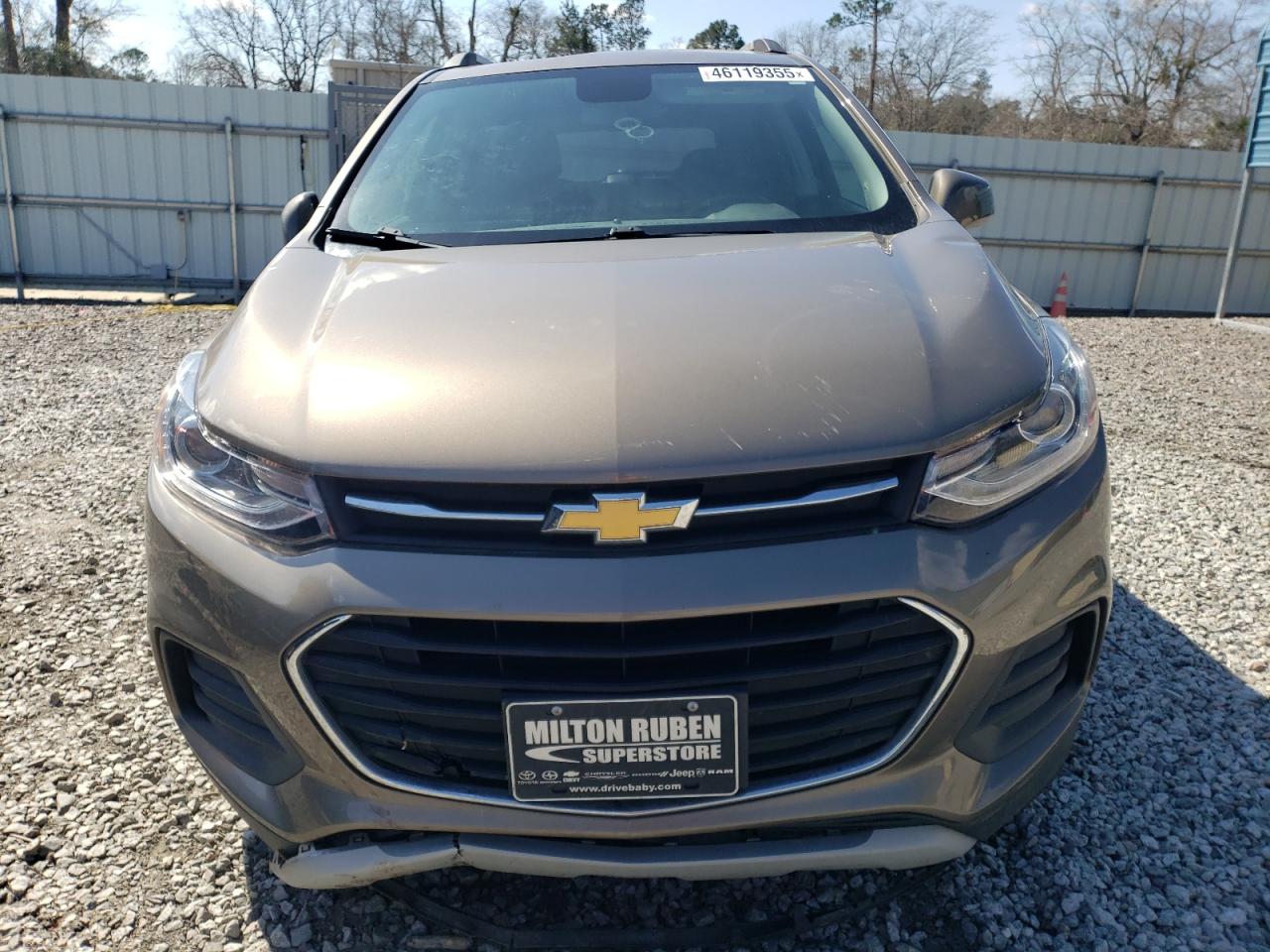 2020 Chevrolet Trax VIN KL7CJLSBXLB352910 Copart auction photo, front end / undercarriage damage thumbnail 5