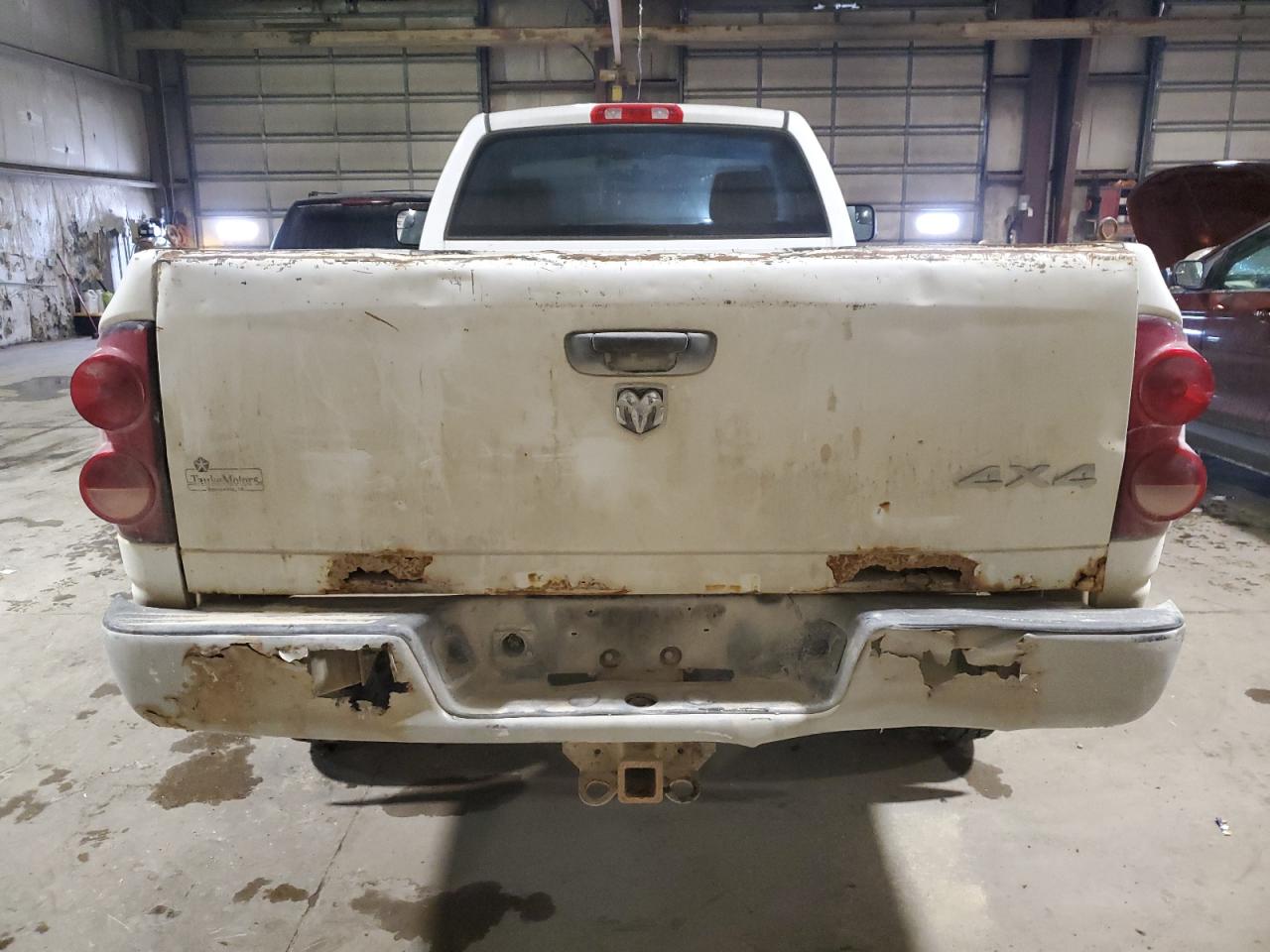 2009 Dodge RAM VIN 3D7KS26TX9G563684 Copart auction photo, front end / rear end damage thumbnail 6