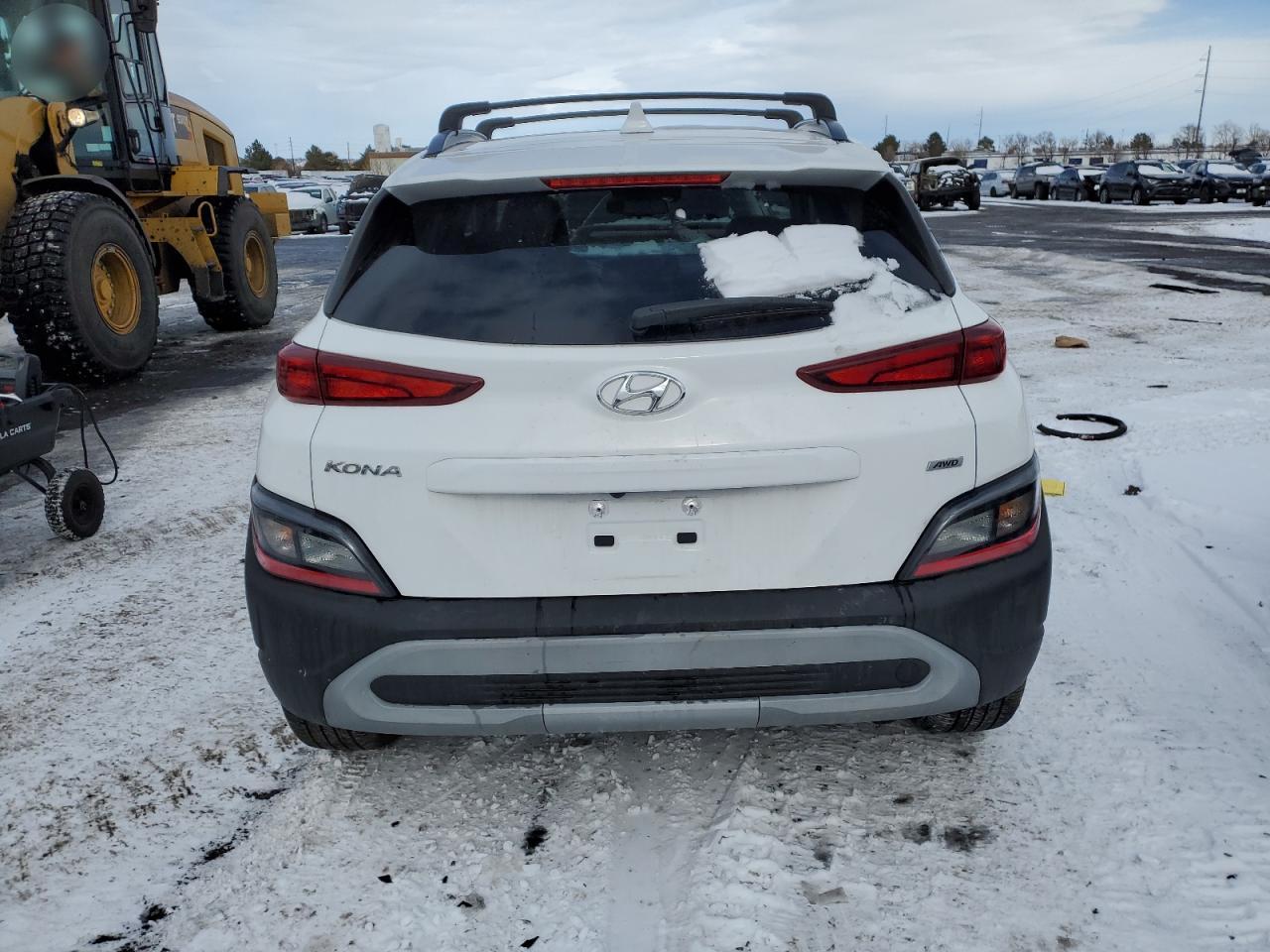 2023 Hyundai Kona VIN KM8K6CAB7PU929495 Copart auction photo, all over damage thumbnail 6