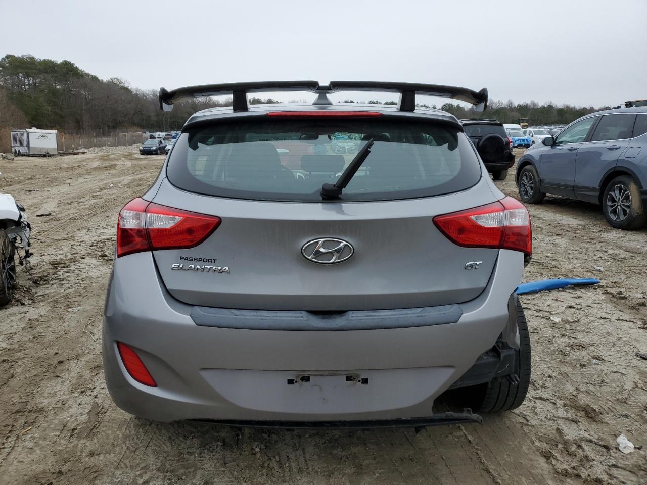 2013 Hyundai Elantra VIN KMHD35LE6DU115225 Copart auction photo, rear end / minor dent/scratches damage thumbnail 6