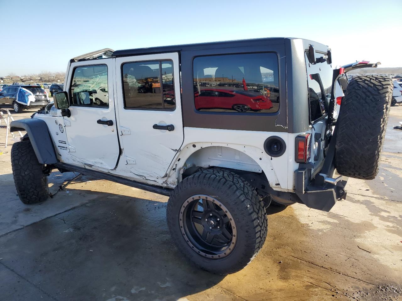 2017 Jeep Wrangler VIN 1C4BJWDG1HL521755 Copart auction photo, rollover damage thumbnail 2