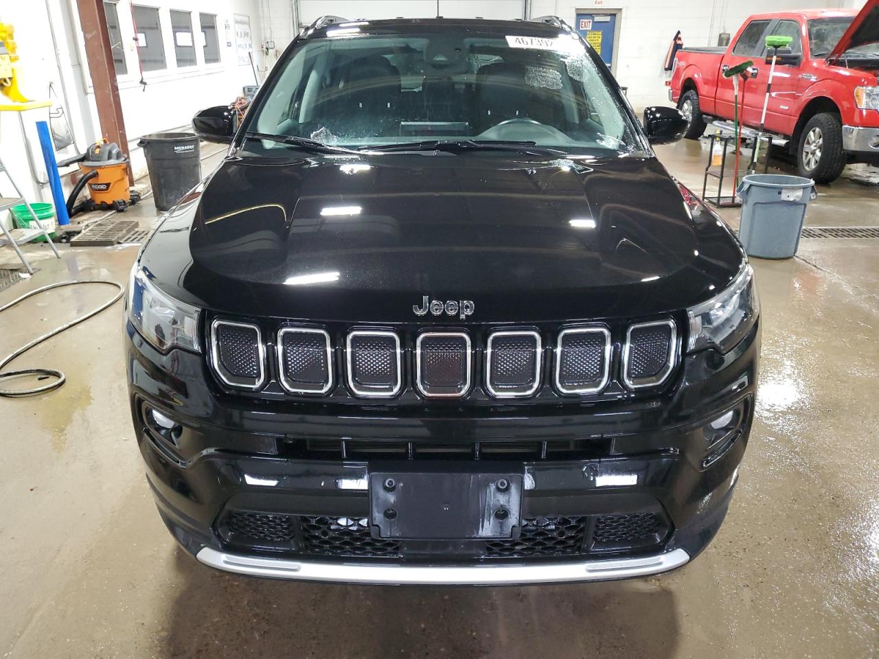 2022 Jeep Compass VIN 3C4NJDCB9NT232260 Copart auction photo, rear end / front end damage thumbnail 5