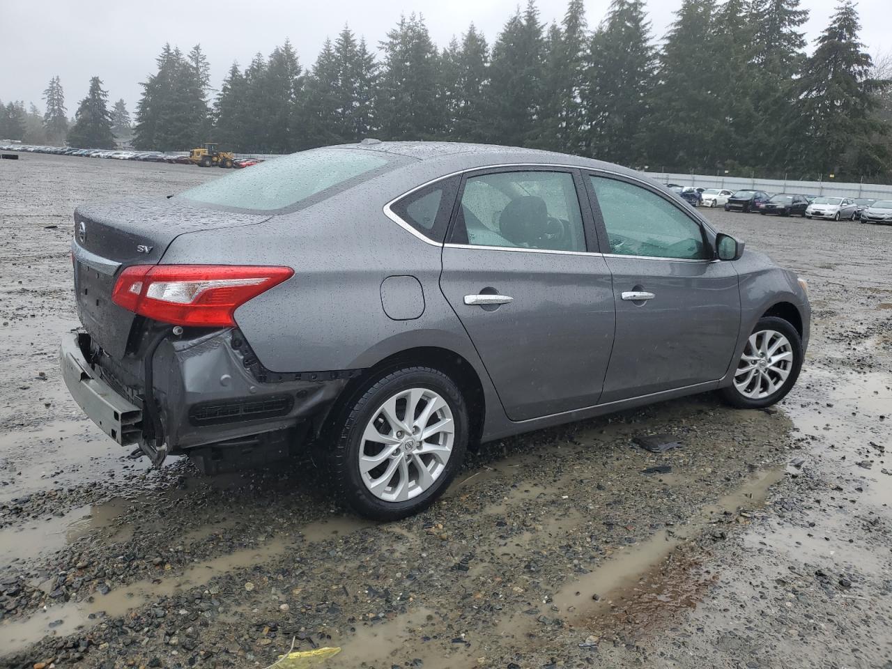 2019 Nissan Sentra VIN 3N1AB7APXKY353005 Copart auction photo, rear end damage thumbnail 3