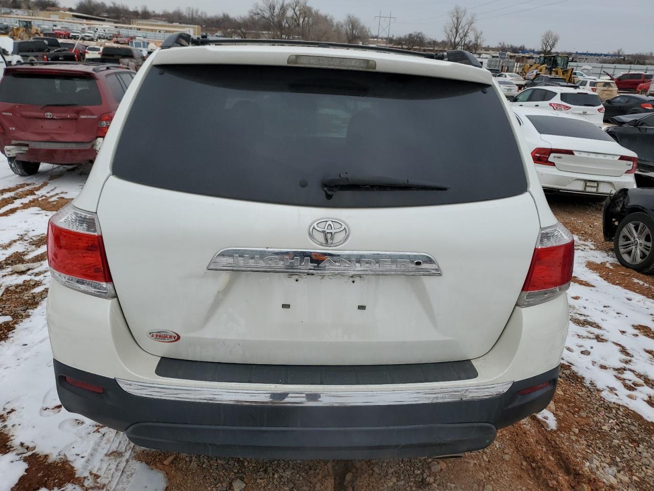 2013 Toyota Highlander VIN 5TDYK3EH9DS111534 Copart auction photo, minor dent/scratches damage thumbnail 6