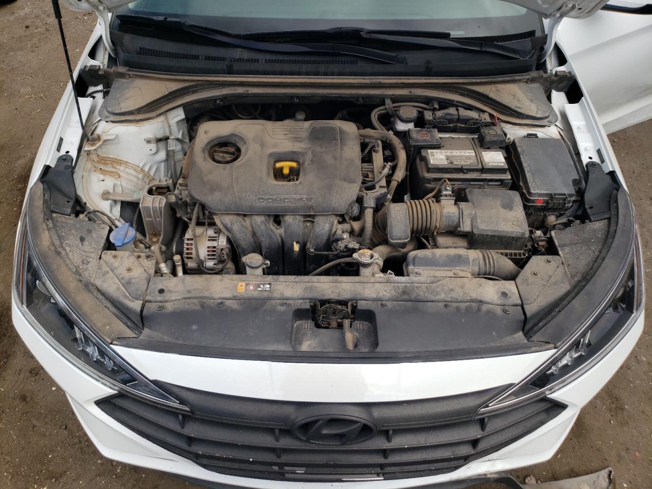 2020 Hyundai Elantra VIN 5NPD84LF7LH590206 Copart auction photo, side / rear end damage thumbnail 11