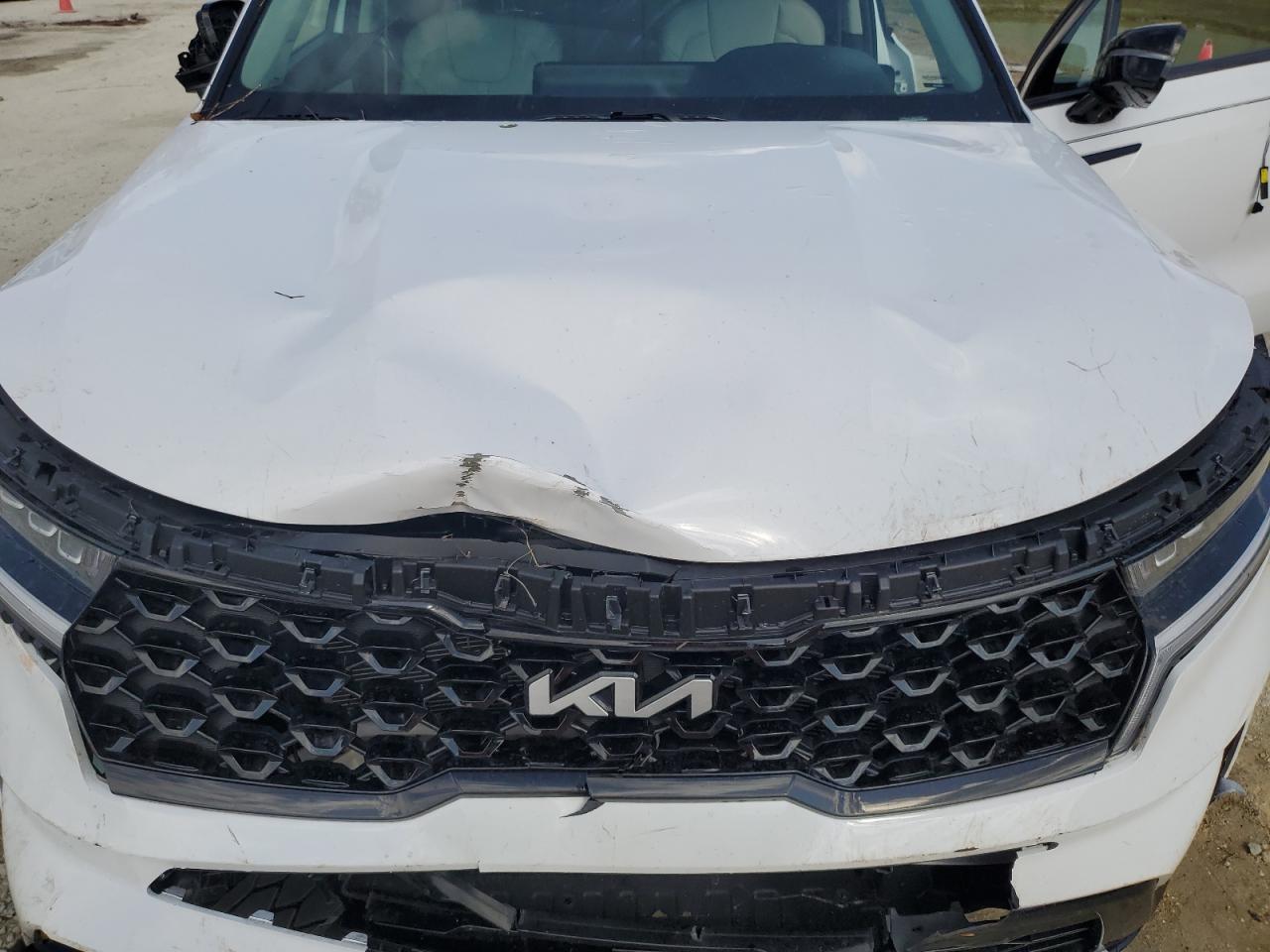 2022 KIA Sorento VIN 5XYRL4LCXNG079853 Copart auction photo, all over damage thumbnail 12