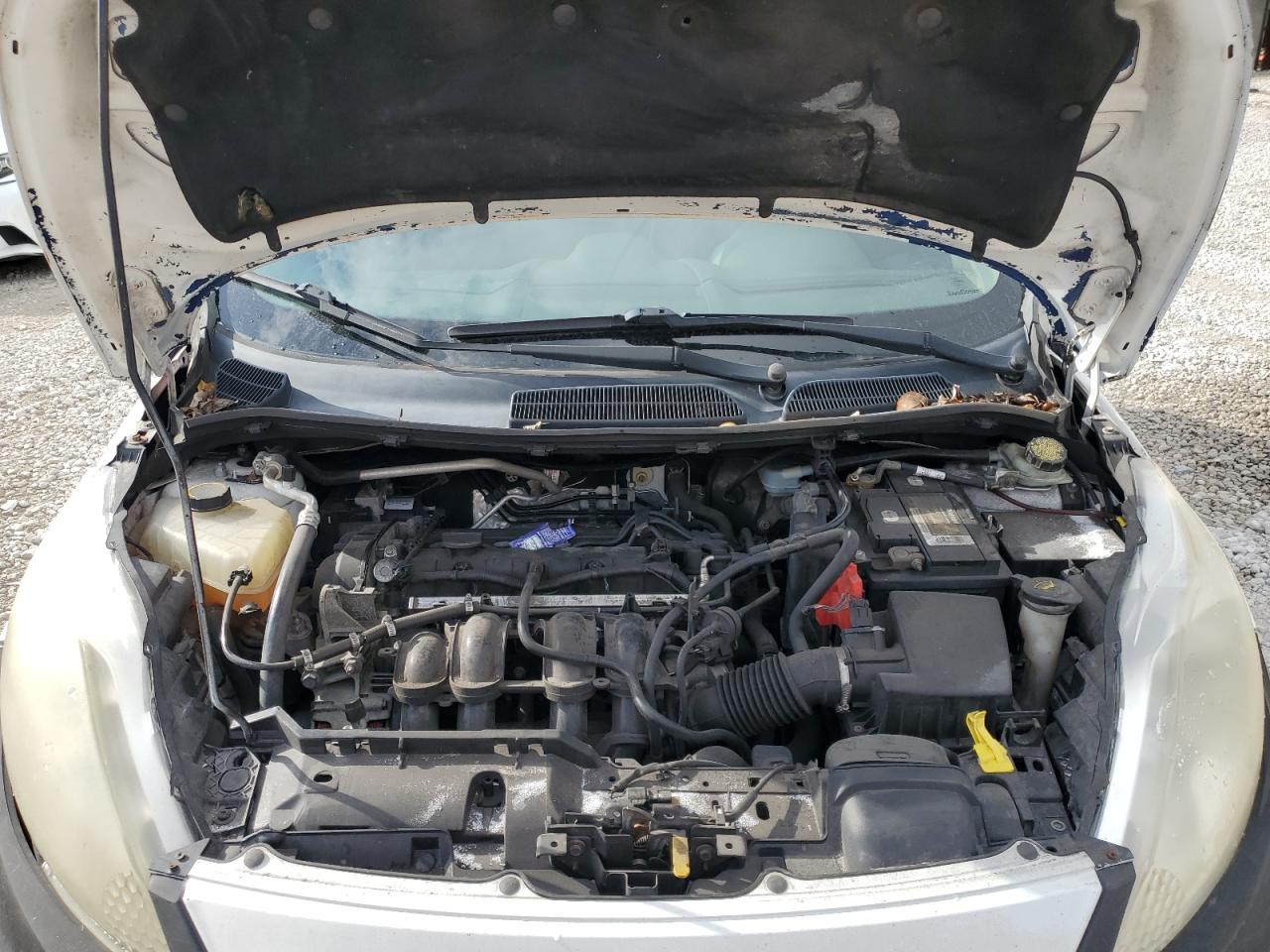2013 Ford Fiesta VIN 3FADP4EJ1DM183018 Copart auction photo, front end / side damage thumbnail 11